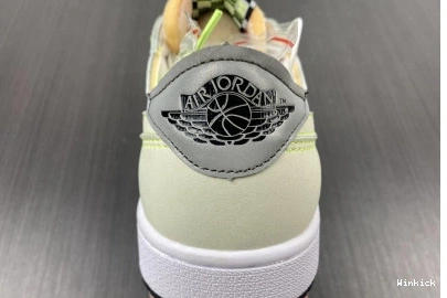 Low DM7837-10R White-Green Nike 1  Jordan  Air 0723